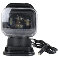 Foco Led con control remoto 12-24V  60W negro IP65