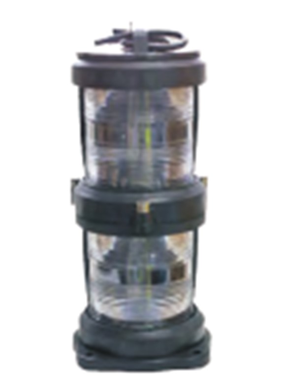 Luz Navegación 10" Doble Blanca 225º (proa, mastil, tope) (CXH3-101P)
