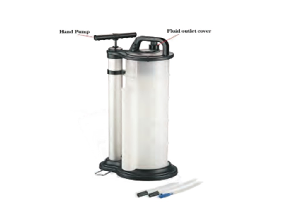 Bomba Extracción Fluidos Manual capacidad 9Lts